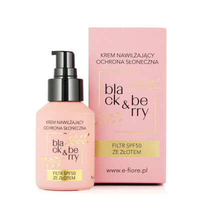 BLACK & BERRY Krem do twarzy z filtrem SPF 50, opuncja figowa, ceramidy, wit. C i E 50ml
