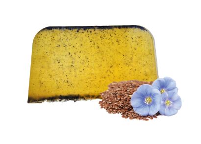 Szampon twardy naturalny ARGANOWY z olejem lnianym 100g