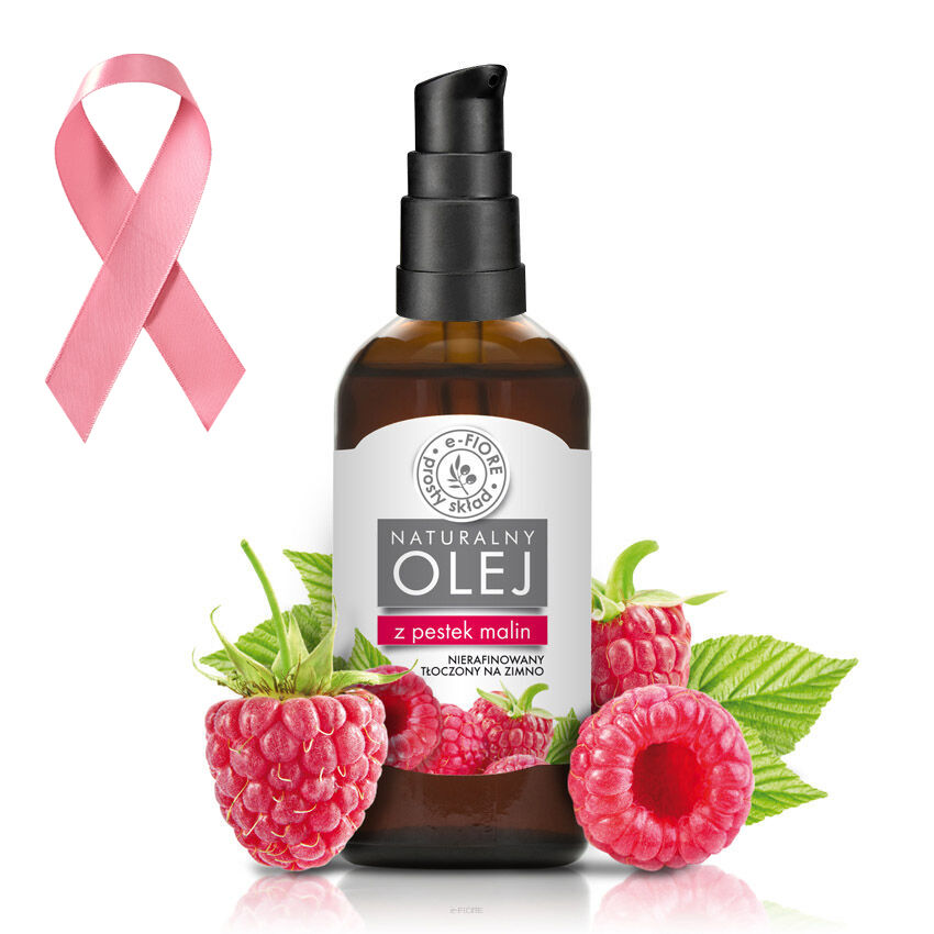 Olejek nierafinowany z pestek MALIN, surowy, zimnotłoczony, SPF 28-50 100ml