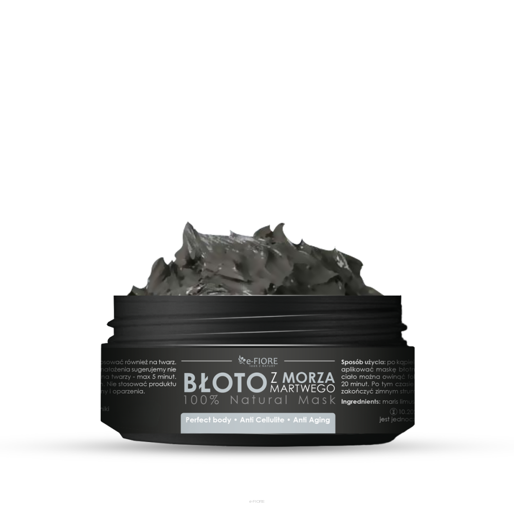 Naturalne gęste BŁOTO z Morza Martwego na odchudzanie i cellulit 400g