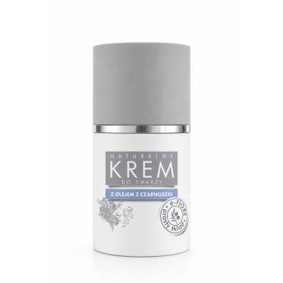 Naturalny krem do twarzy z CZARNUSZKĄ cera mieszana, tłusta, wypryski 50ml