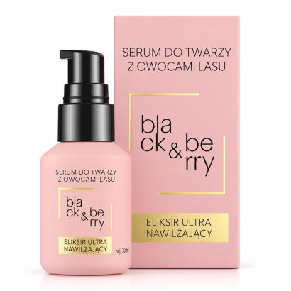 BLACK & BERRY serum multi nawilżające, clean beauty, lekkie i poprawiające koloryt 30ml
